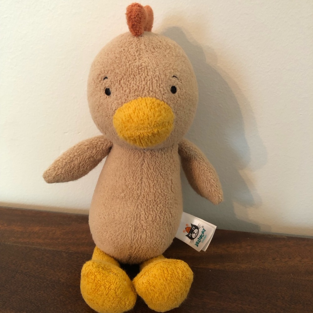 Jellycat Rumpus Chicken Rattle Plush Lovey
